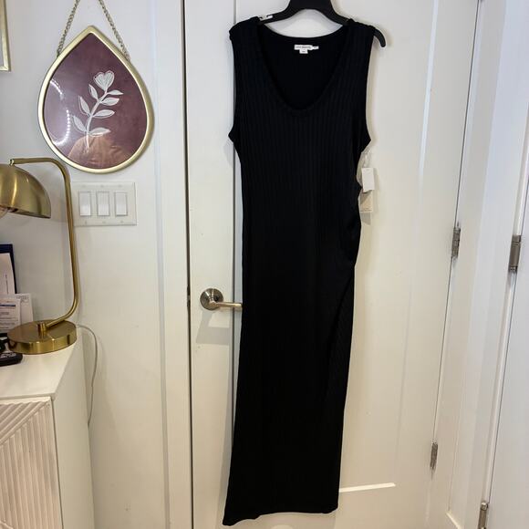 NWT Good American Shine Ribbed Maxi Dress Sz 2XL - Picture 3 of 12